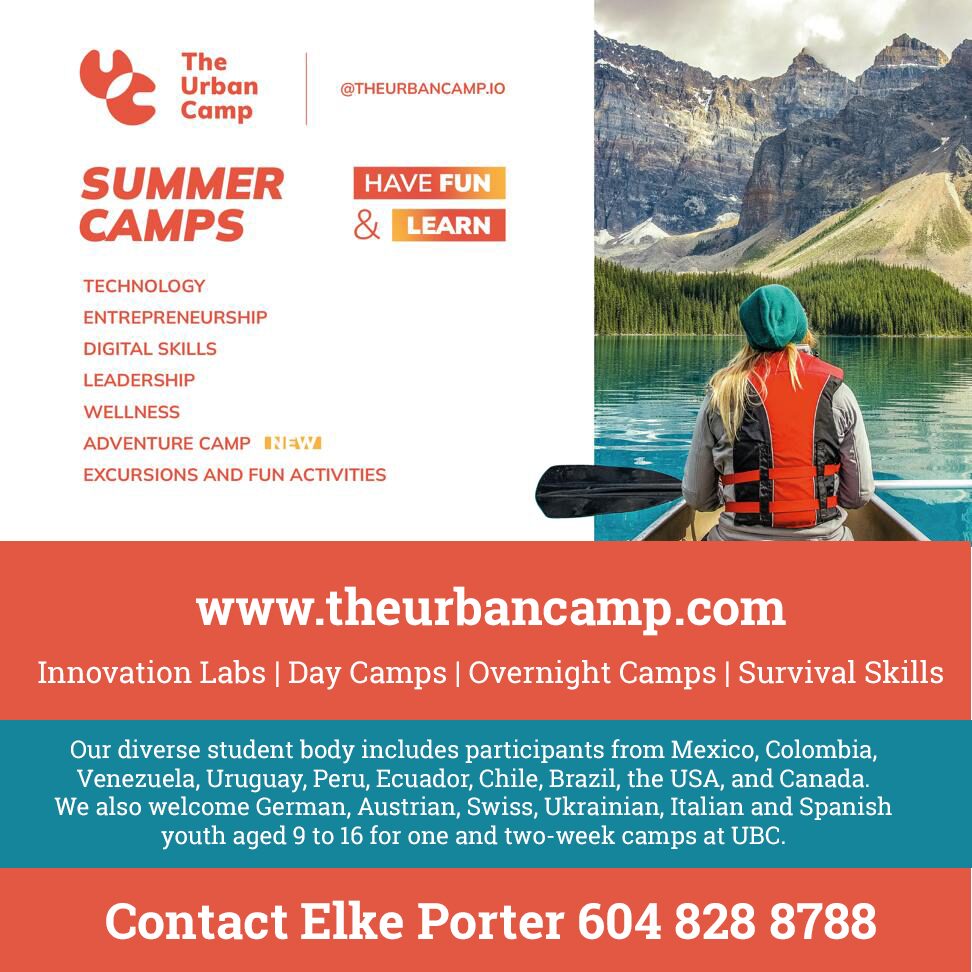 Destination: The Urban Camp Vancouver at UBC this July
