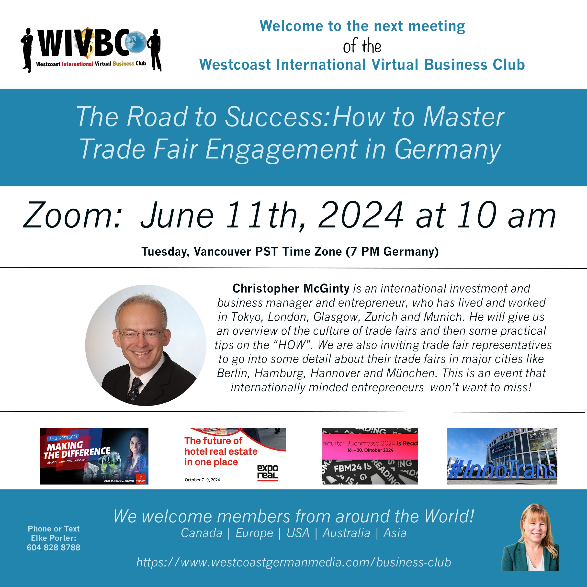 Unlock Global Business Opportunities: Join the Westcoast International Virtual Business Club Meeting on June 11th