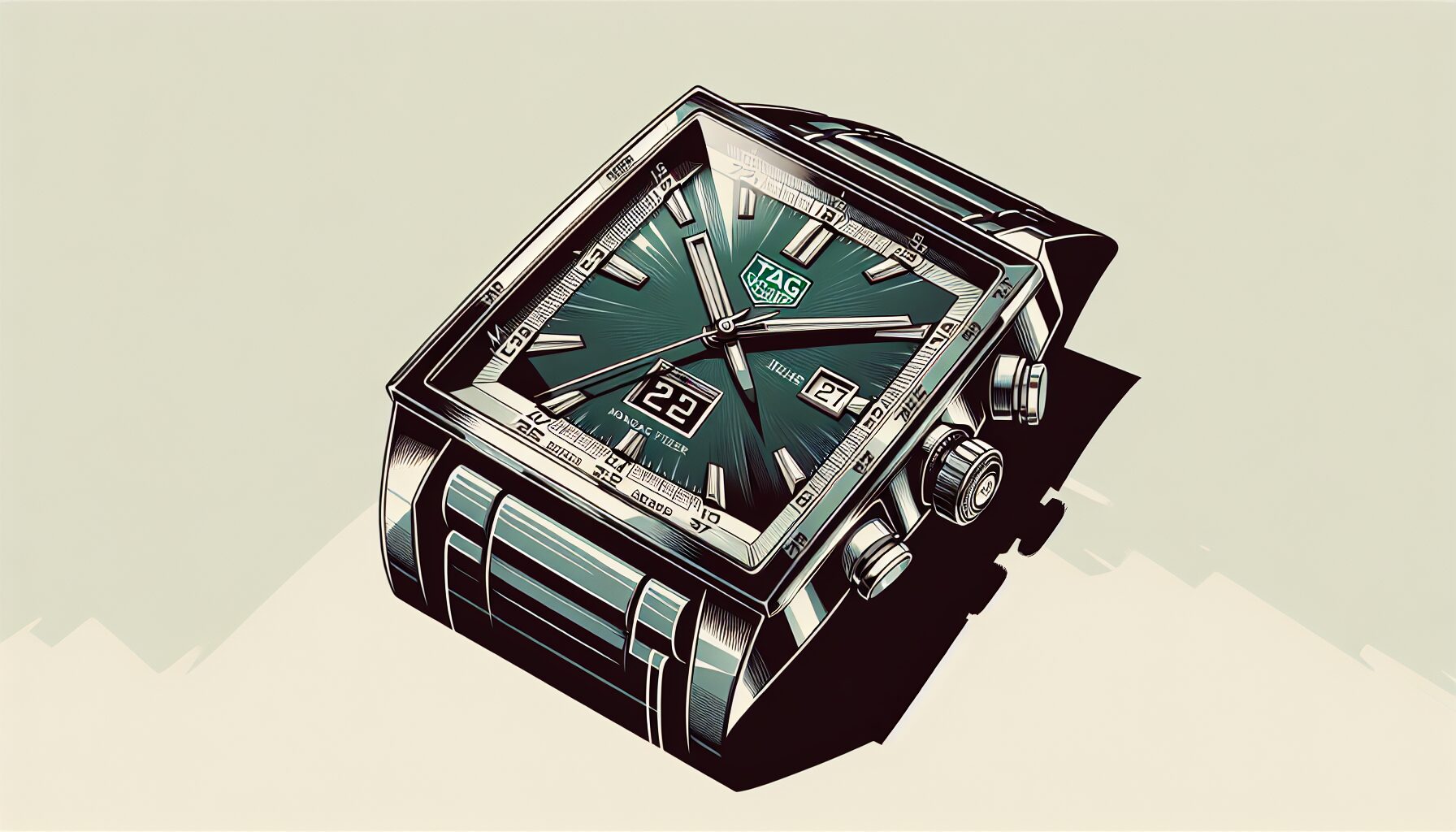 Tag Heuer Watch as imagined by AI.