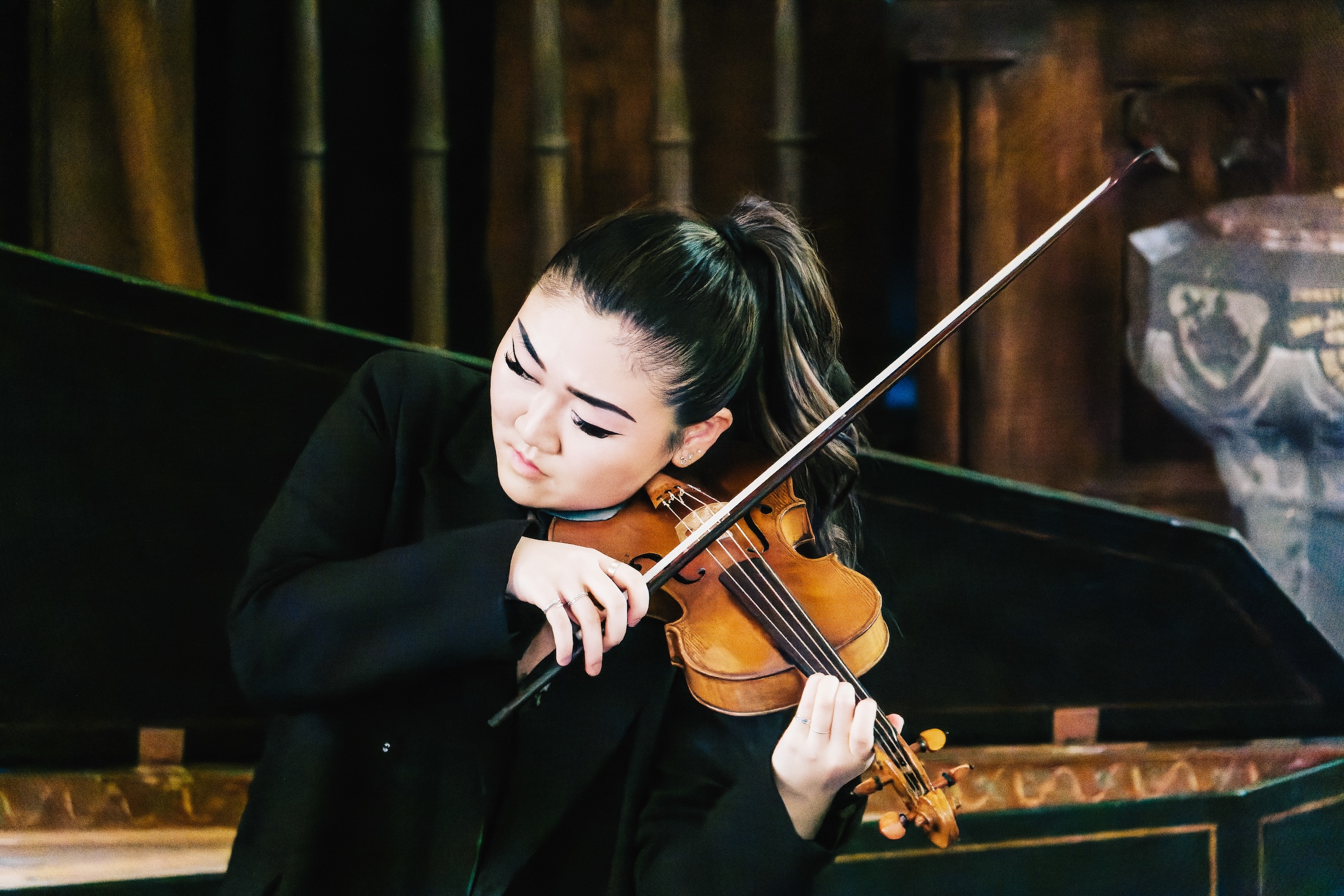 Chloe Kim (horizontal). Photo by Curtis Perry.