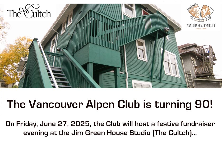 Jim Green House with Community Fundraiser by Vancouver Alpen Club