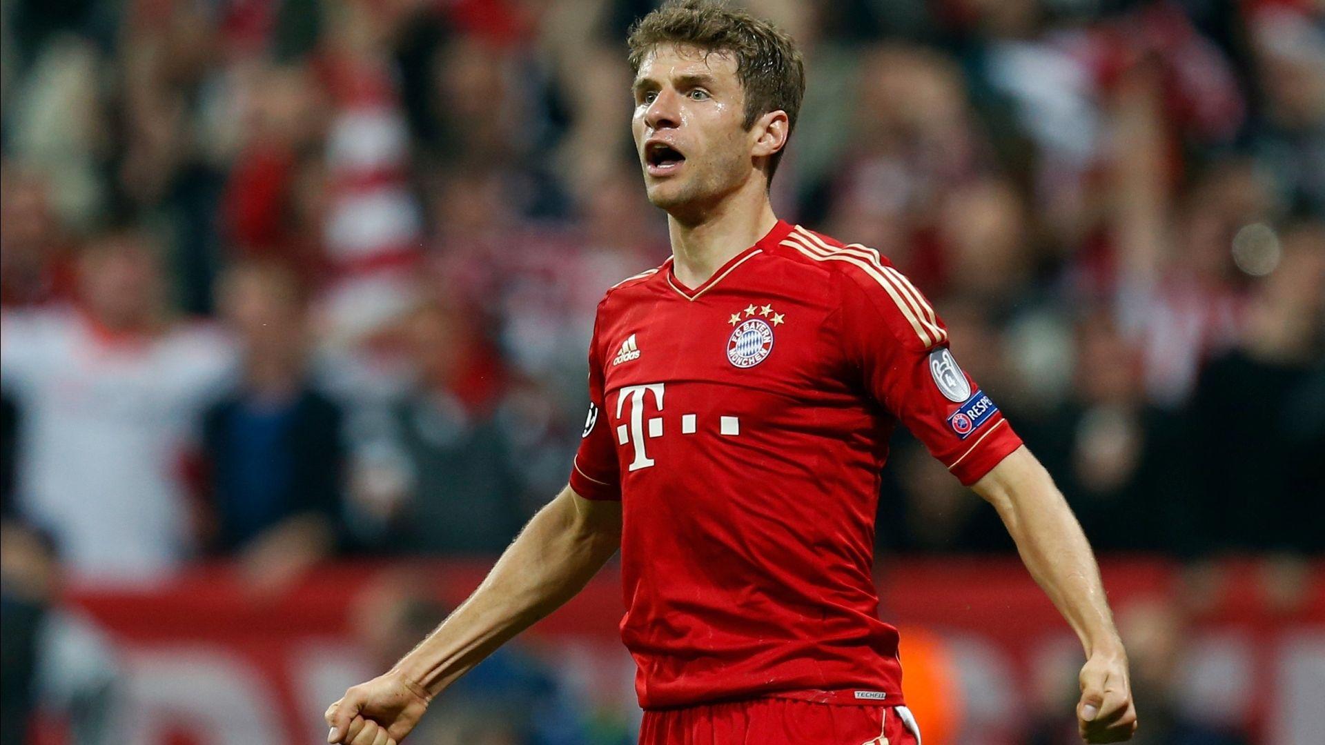 Thomas Müller when he was still with Bayern Munich.