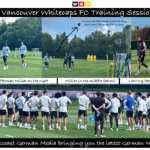 Westcoast German Media attended a training session with the Whitecaps