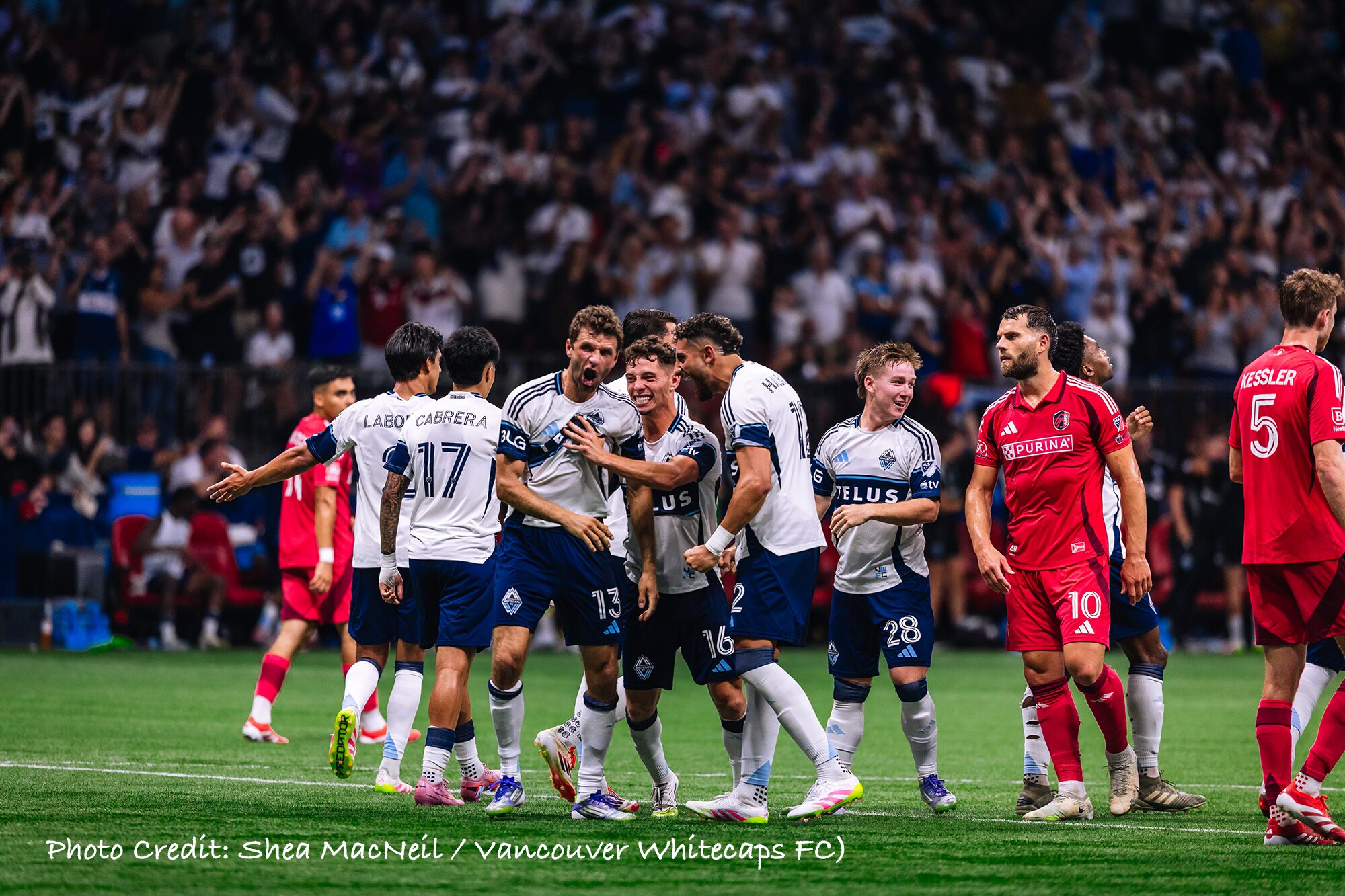 Vancouver Whitecaps with Thomas Müller