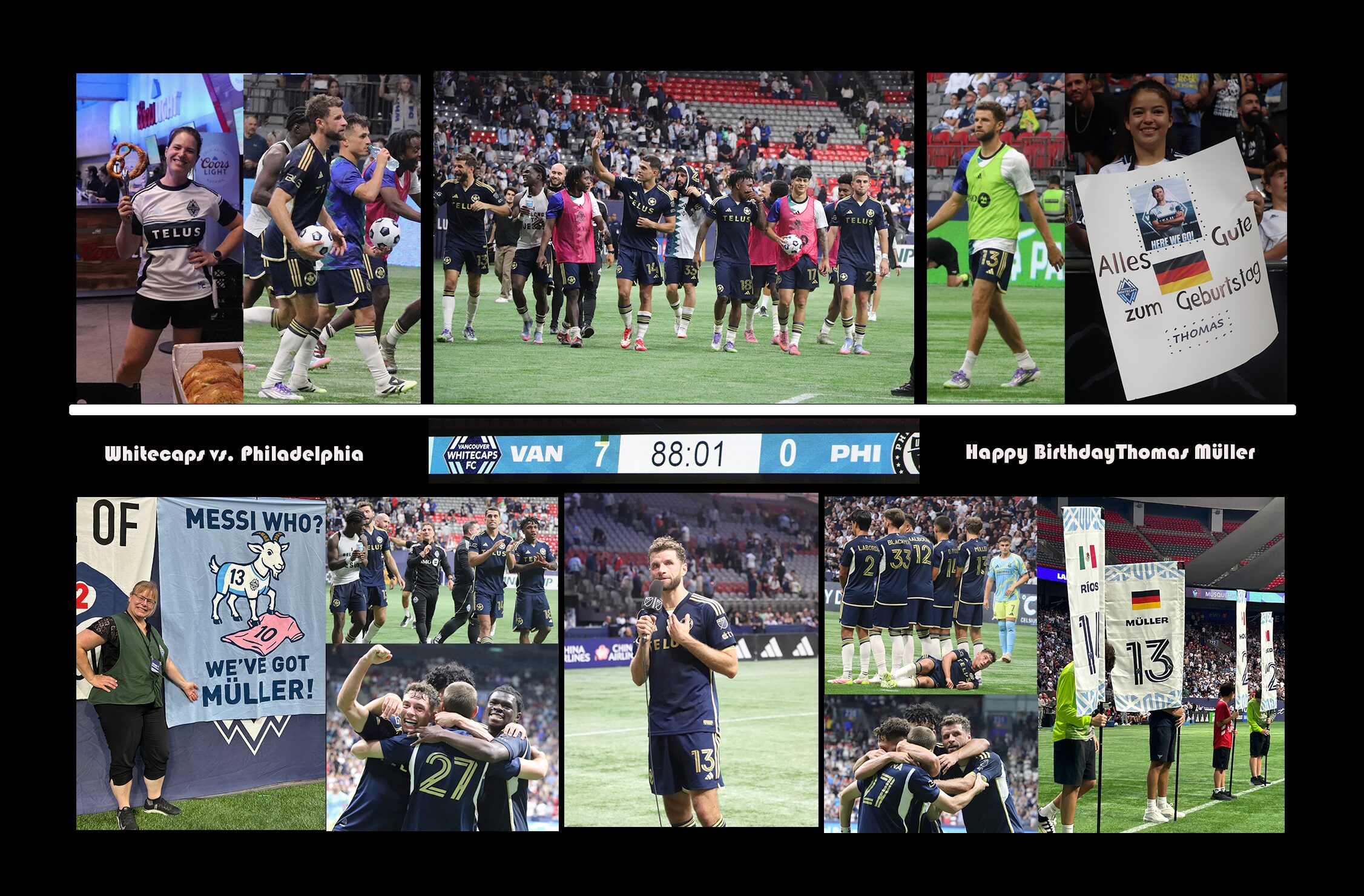 Thomas Müller on his birthday match