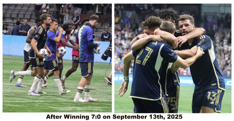 September 13th Whitecaps win 7:0