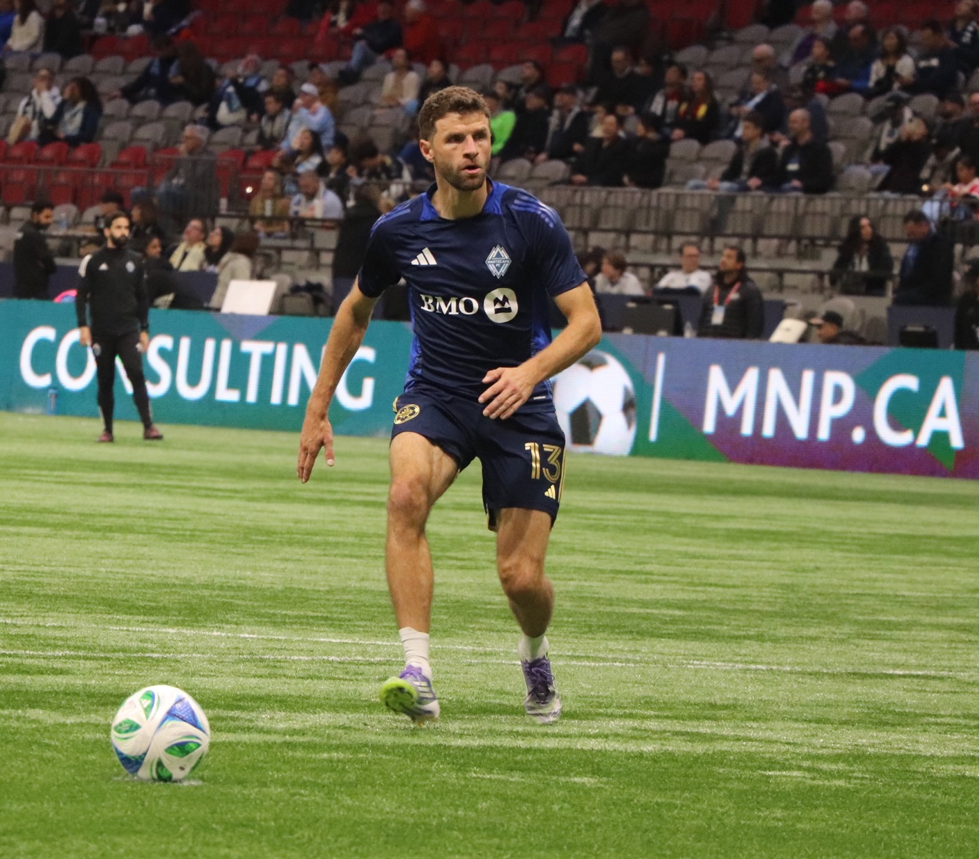 The intensity and focus by Müller...