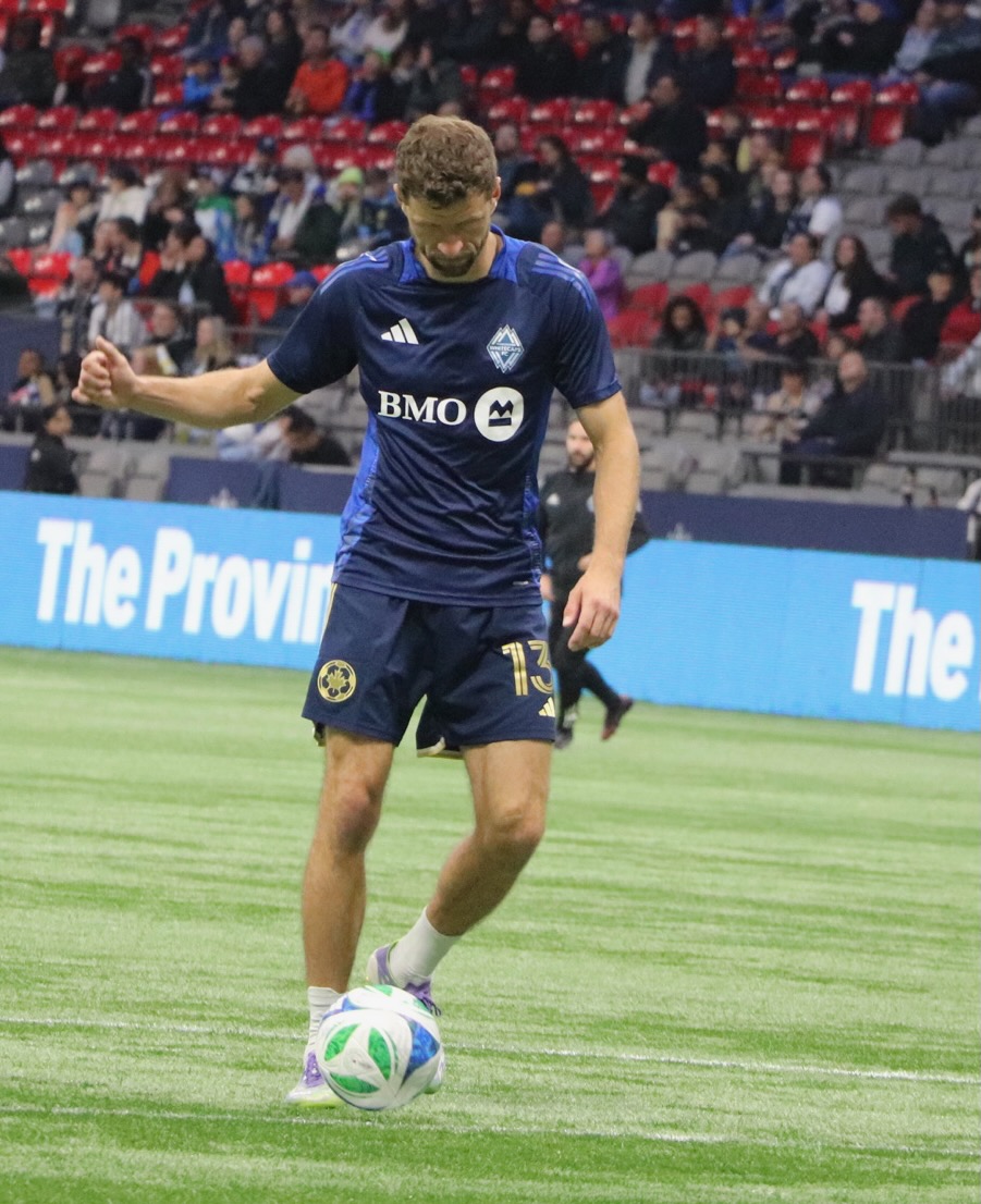 Thomas handles the ball