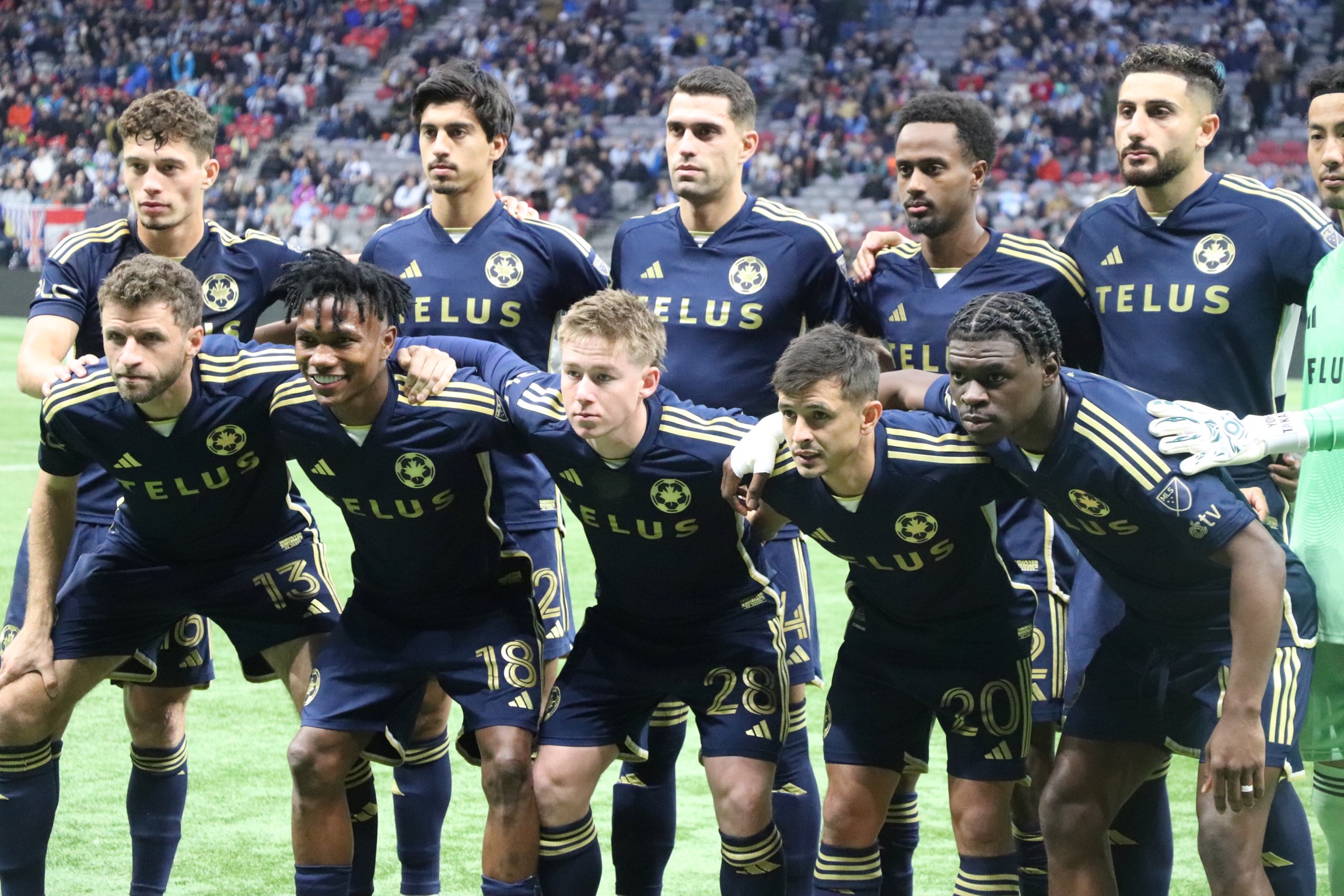 The Squad before the game.