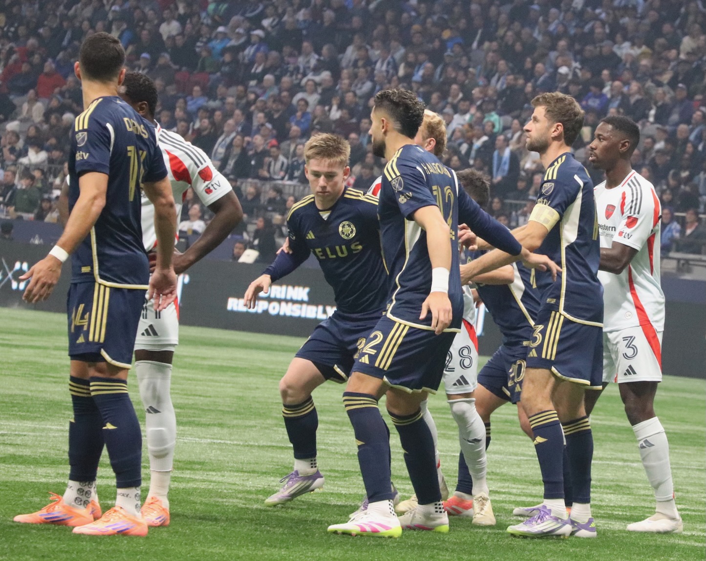 Getting ready for a penalty shot.