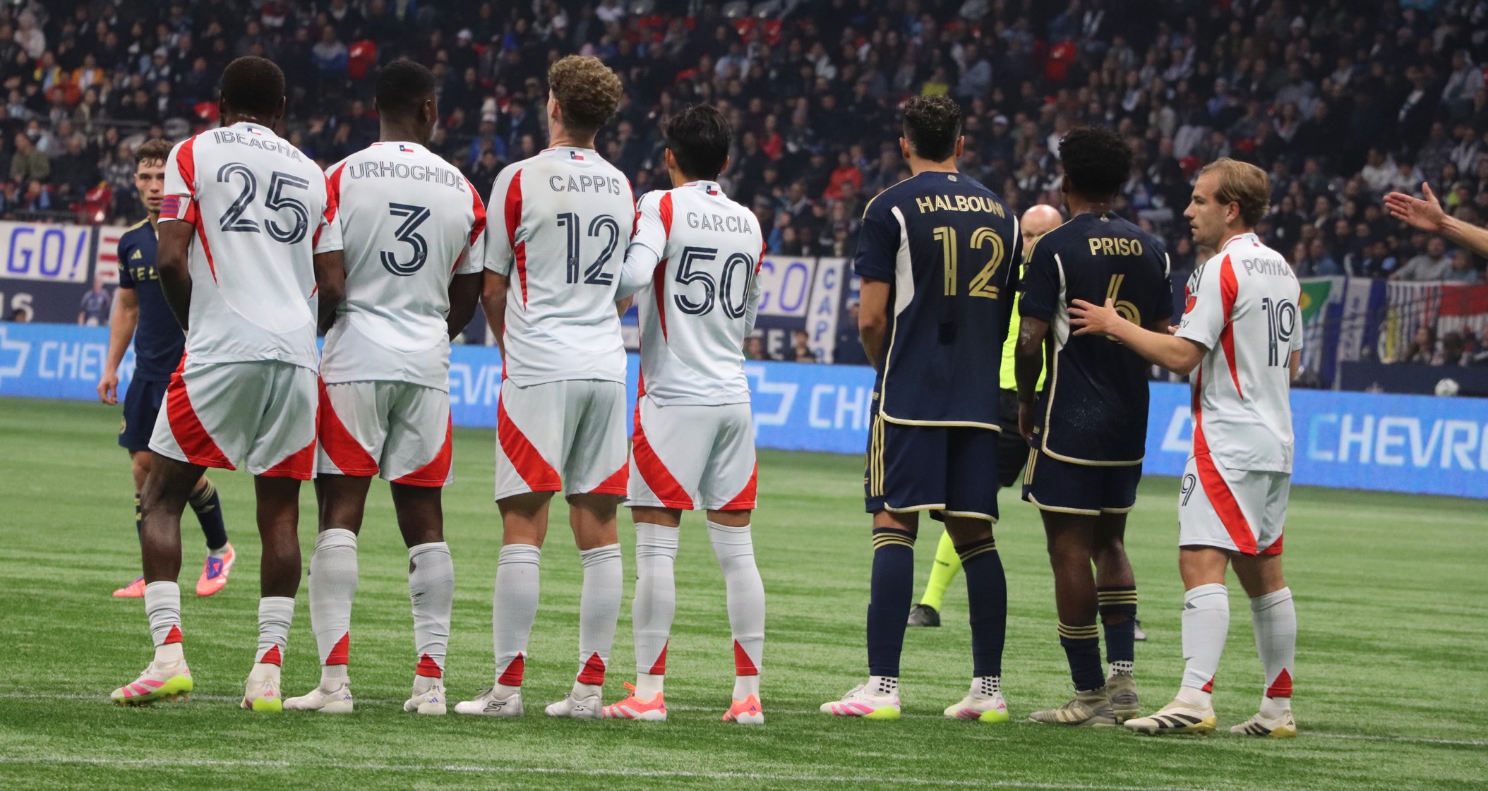 Everyone was very grabby in this game.