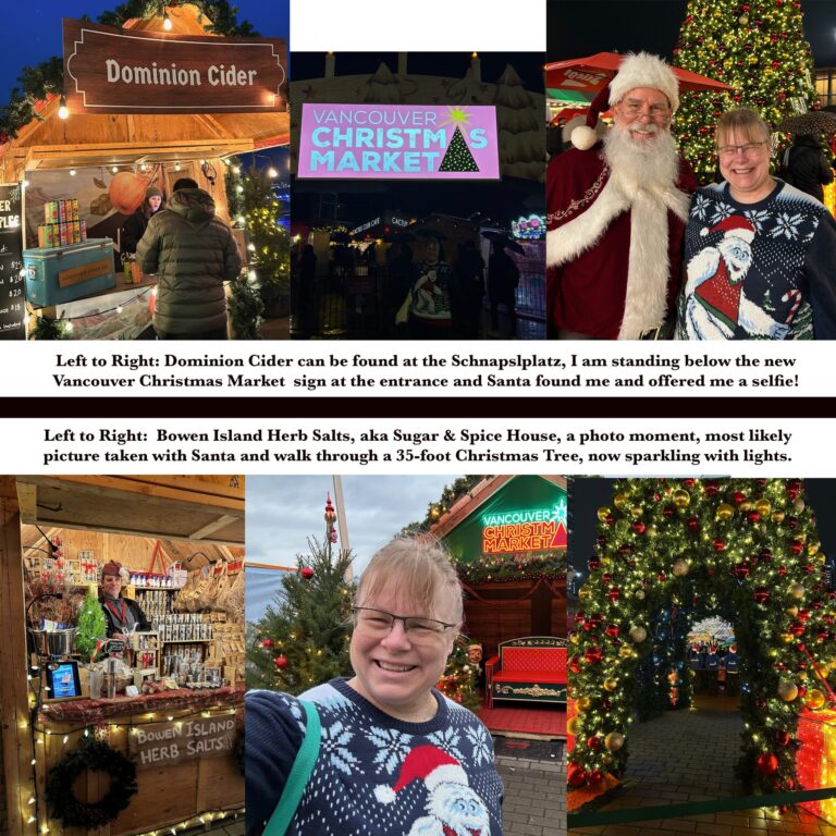 Vancouver Christmas Market Collage