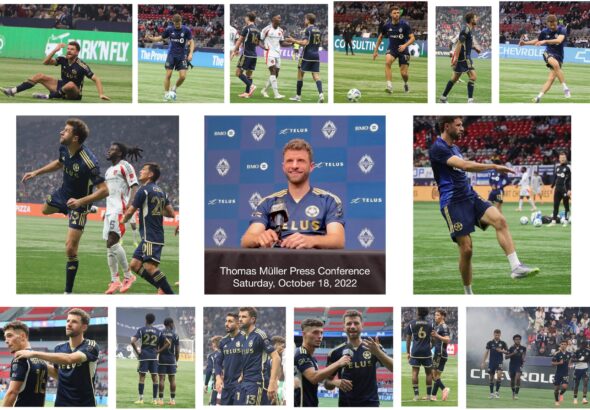 Thomas Müller with the Whitecaps FC