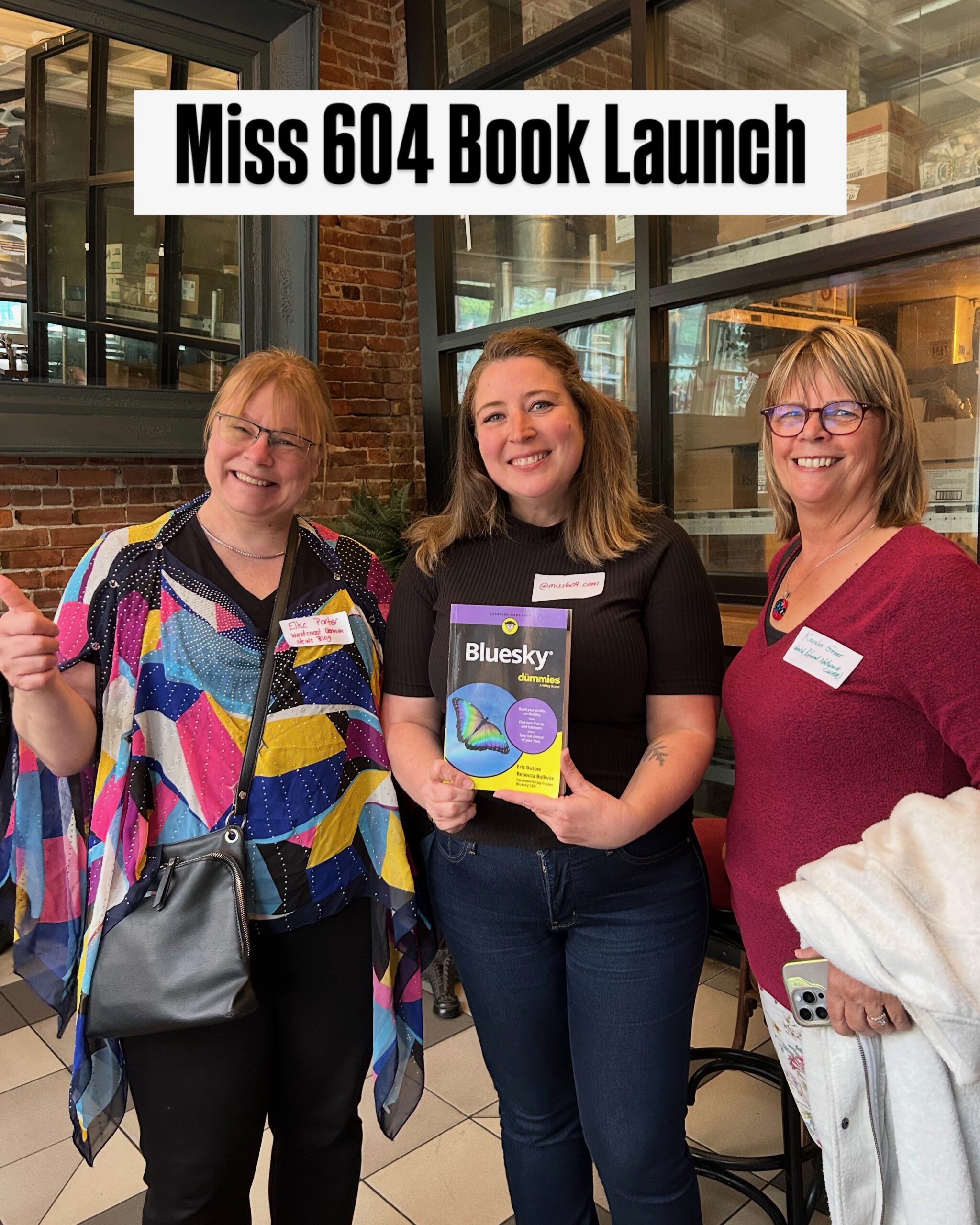 Miss 604 Book Launch on her book "Blueskyk"