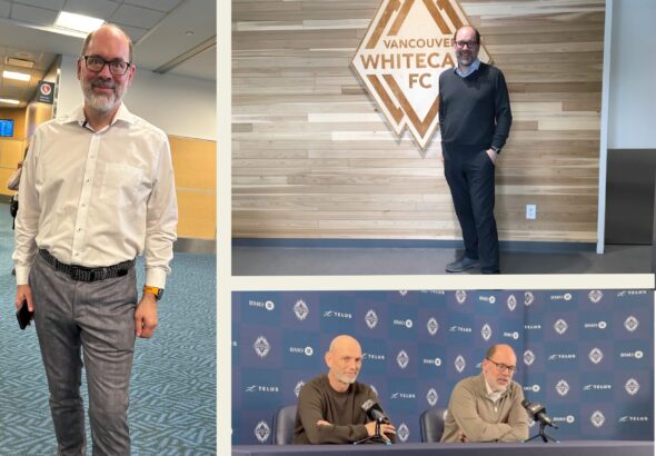 Axel Schuster, CEO and Sporting Director of the Whitecaps.