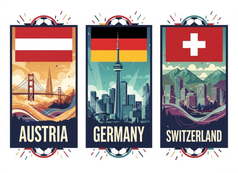 Firefly_Gemini Flash_Please show an image divided into 3 Columns. The left one is for Austria showing the 102303