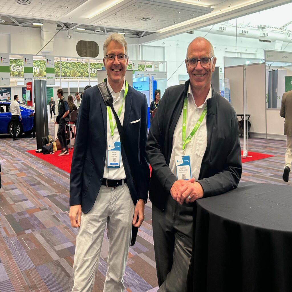 Michael & Andreas at the Hy-FCell Conference