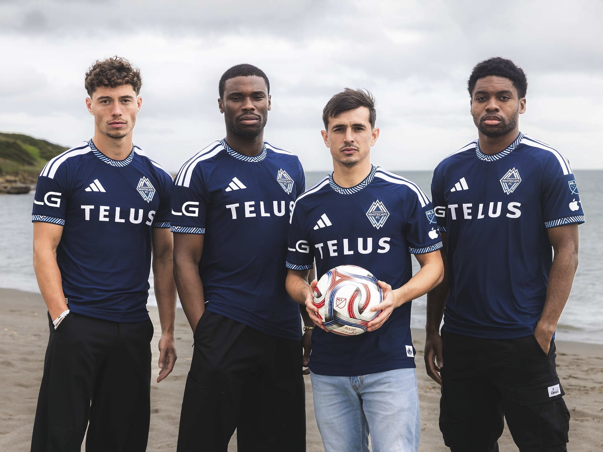 Whitecaps in their new gear