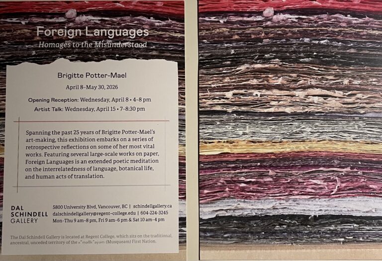 Foreign Languages Exhibition with Brigitte Potter-Mael