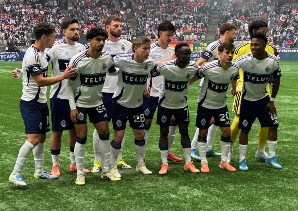The Starting 11 of the Vancouver Whitecaps on April 11