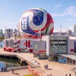 Science World as a Giant FIFA Ball