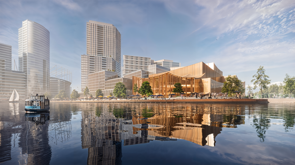 Potential art facility rendered by Architecht Schmitt